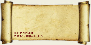 Angelina Mioković vizit kartica